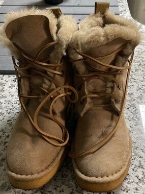 PUNTO PIGRO x FREE PEOPLE SHEARLING BOOTS